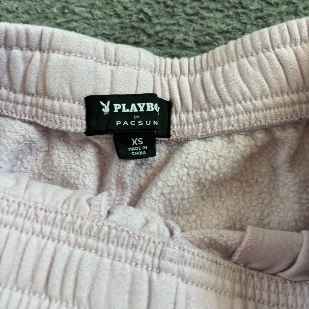 PLAYBOY Light Pink Athletic Shorts - Picture 4 of 4